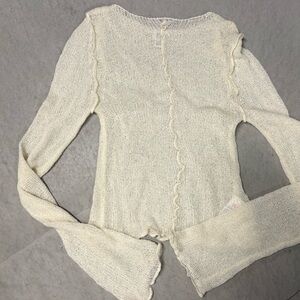 Urban Outfitters BDG sheer long sleeve top